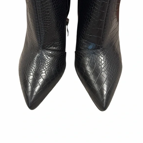 Billini Milla Croc Embossed Knee-High Boots Like New Size 10 - Picture 8 of 10